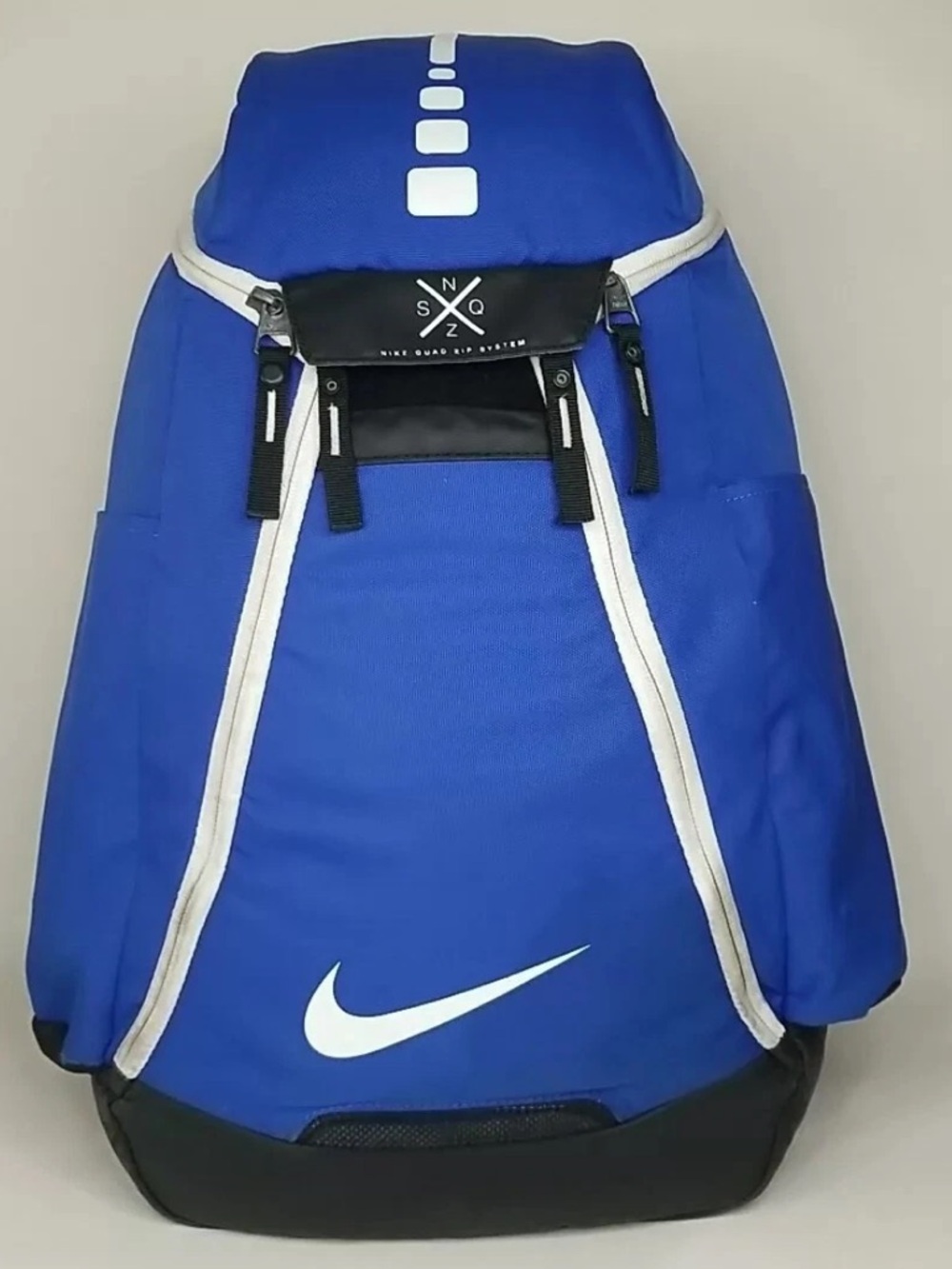 Nike Hoops Elite Max Air 2.0 Quad Zip Backpack 21" Royal Blue Basketball